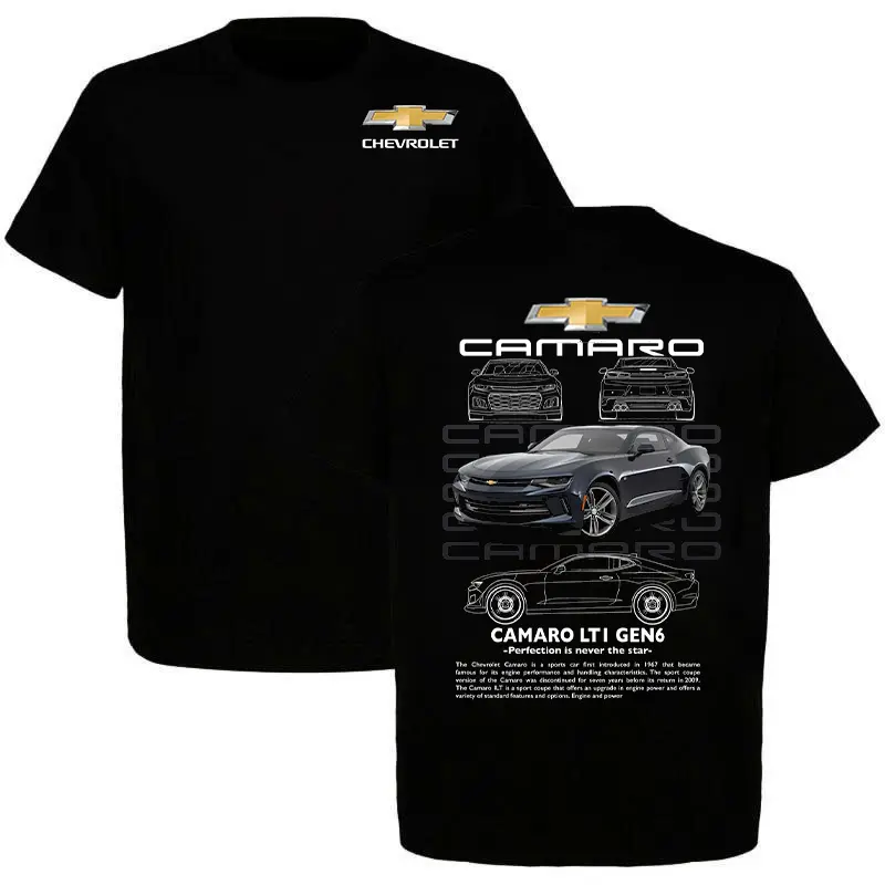 Chevrolet Camaro LT1 Gen6 T-Shirt, Chevrolet Muscle Car Shirt, Classic The Legendary Camaro Design Car Enthusiast Top Menswear