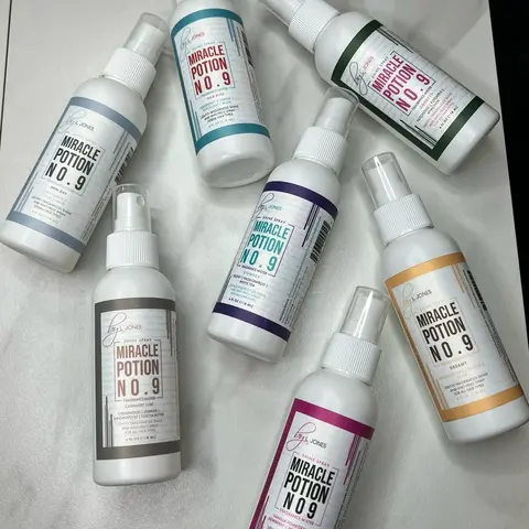 Miracle Potion No9 Lightweight Scented Haircare Liquid Spray - Pomegranate-Vanilla Fragrance, Multiple Scent Options, Anti-Frizz, Shine Control, Dimethicone-Infused Daily Active Spray Leave-In Treatment Mister for Silky Flawless Hair, Gets Rid of Flyaways