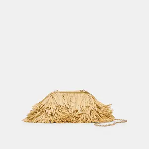 Dolce Vita SERINA CLUTCH NATURAL RAFFIA