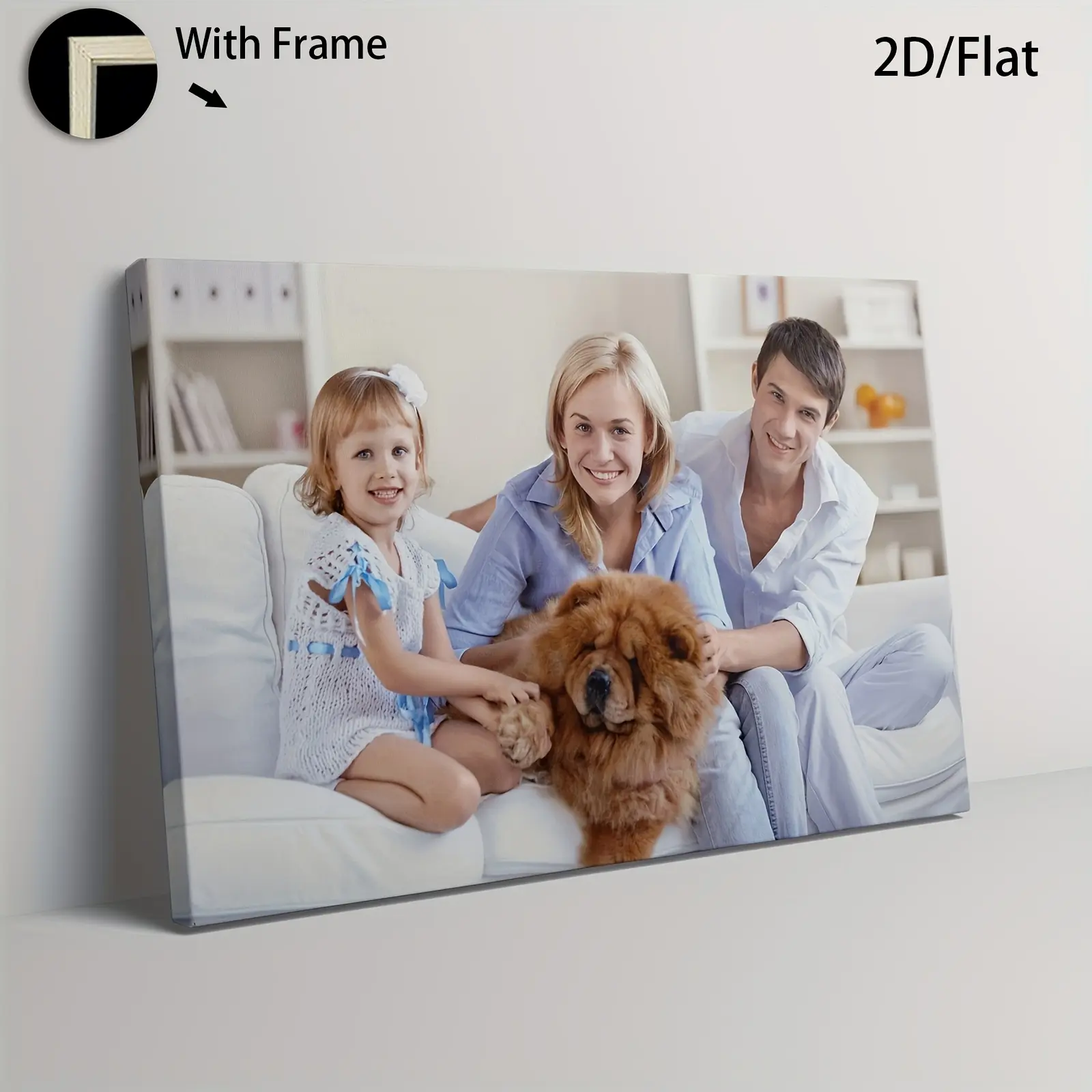 Artistic Personalized Photo-to-Canvas Print Wall Art - Custom Digital Photo Canvas for Home Decoration, Gifting & Keepsakes