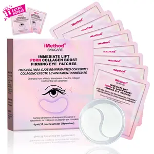 【TIKTOK exclusive】 iMethod Instant Lift Eye Mask - Under Eye Patches, (8+2) Pair PDRN Collagen Boost Eye Mask for Firming, Reducing Fine Lines & Wrinkles, Tightening Eye Patches for Puffy Eyes, Eye Bags, Dark Circles
