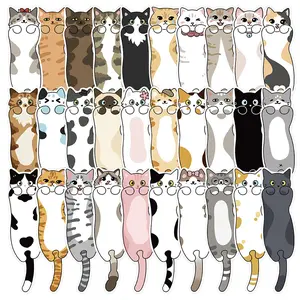 30 Unique Cat-themed Bookmarks for Reading, Simple and Artistic, Creative Paper Bookmarks, Small Cards, Book Decoration Cards, Reading Annotation Cards, Book Dividers