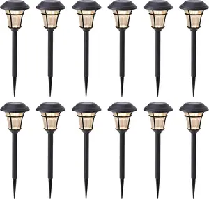 MAGGIFT Solar Pathway Lights Outdoor Solar Garden Lights for Patio, Yard, Driveway