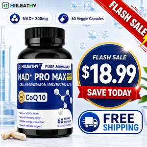 HIILEATHY NAD+ PRO MAX – Premium NAD+, CoQ10 & Resveratrol Blend | Women’s Daily Wellness & Vitality Support