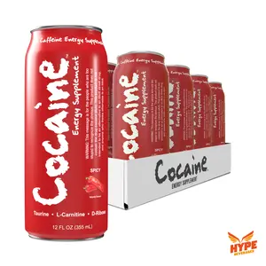 Hype Beverages Caffeinated Spice Energy Drink - 12 Oz (355 ml) - 12 Pack - Low Sugar, Vitamin Boost for Energy & Focus - Try This Energizing Drink Now! ️ Get Yours Now!