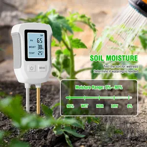 3-in-1 Smart Soil Tester | Instant pH/Moisture/Temp Readings ️| Backlit LCD for Indoor & Outdoor Plants | Fast & Accurate Gardening Tool