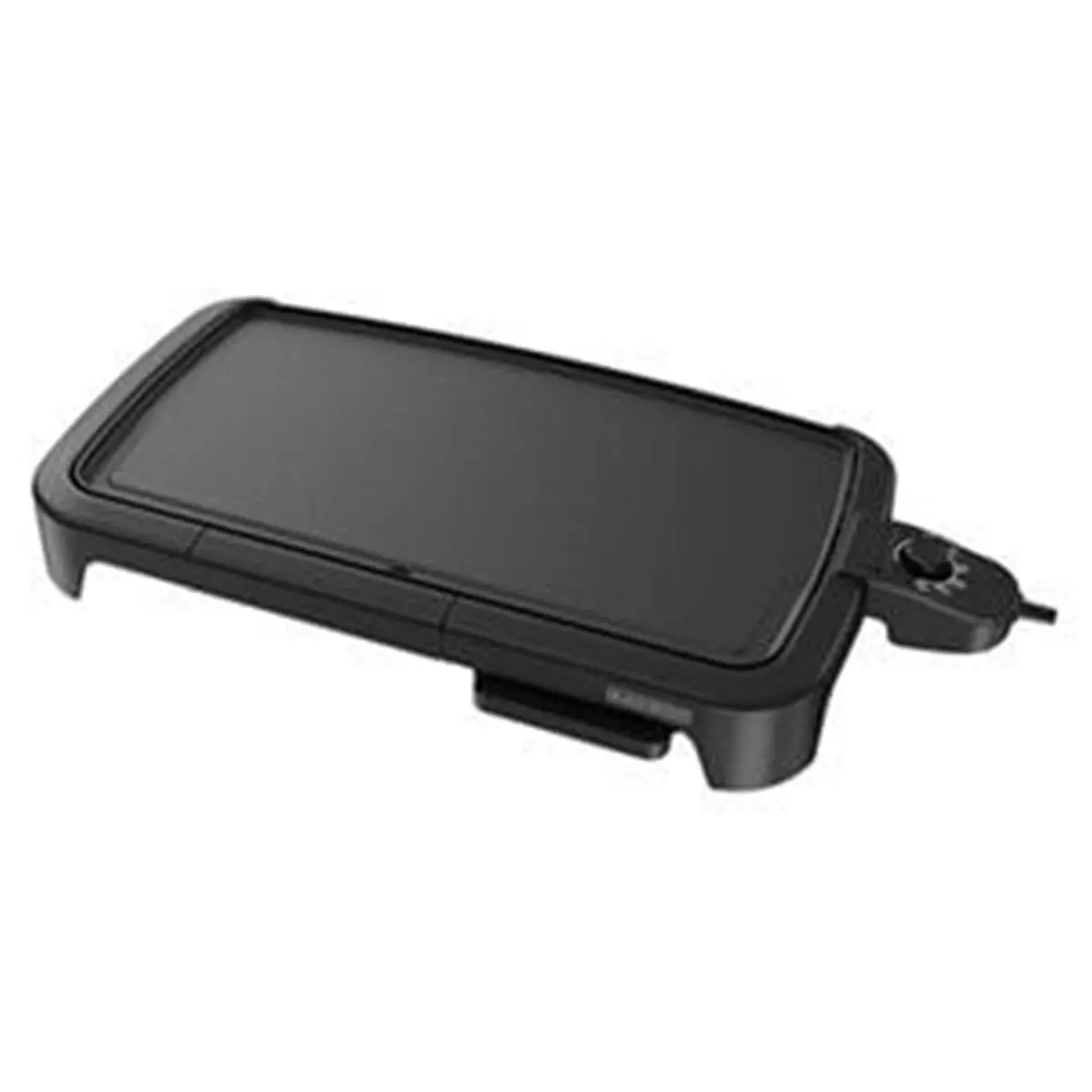 212 MAIN Black Electric Tabletop Griddle (Model 254918) - Large Household Kitchen Appliance with Even Heating, Warming Tray for Family Meals