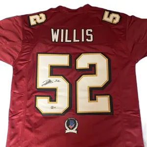 Patrick Willis PSA custom certified signed jersey