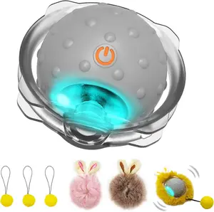 Automatic Rolling Electric Cat Toy Ball - Motion Activated Smart Robot Car, Interactive Boredom Relief Toy for Indoor Cats & Kittens