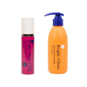 Bright Girl Clear + Protect Bundle | Face Cleanser + Sheer Mineral SPF 40 Sunscreen