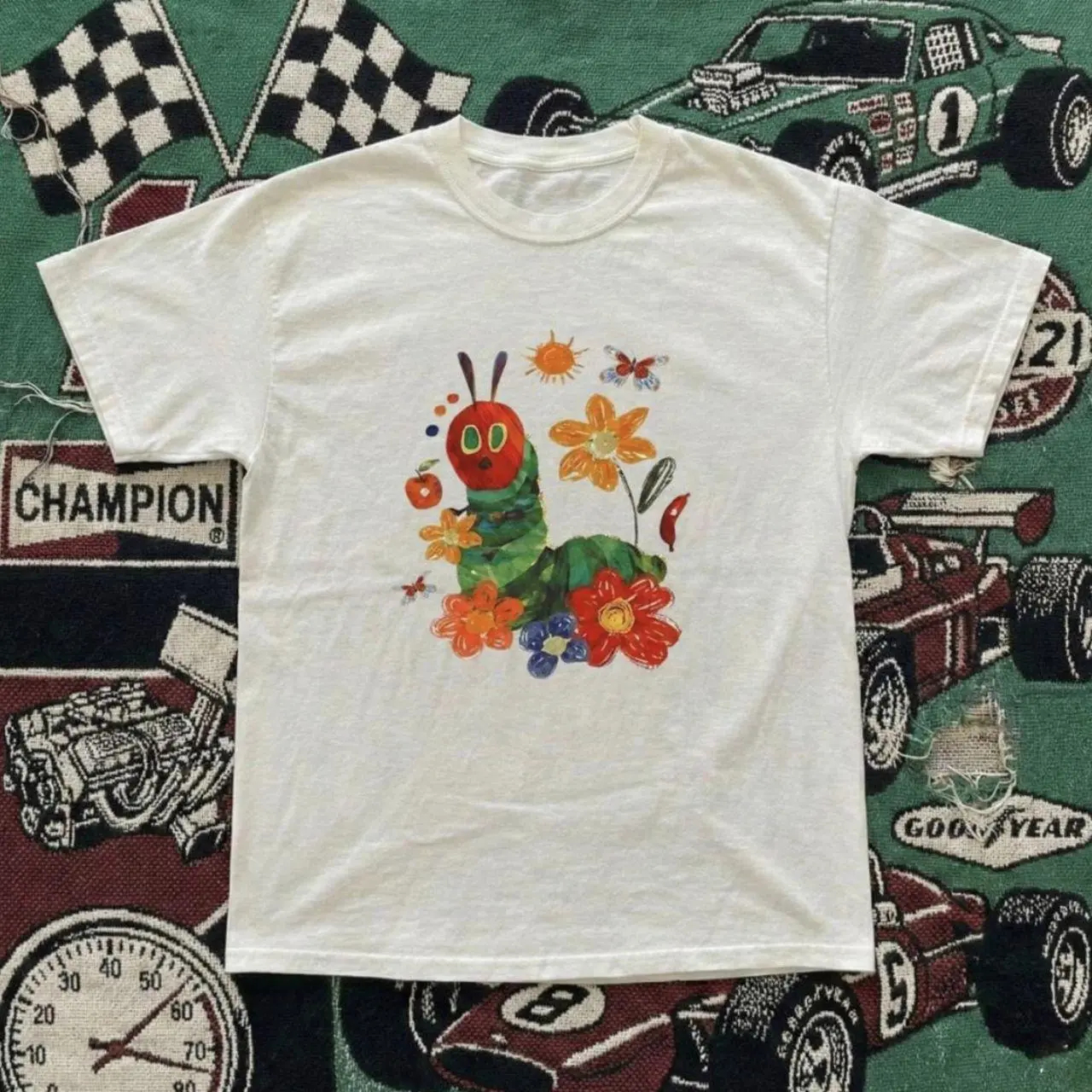 The Very Hungry Caterpillar Baby Tee - Retro Y2K Graphic Tee