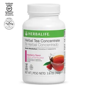 Herbalife Herbal Tea Concentrate Raspberry 3.6 oz Instant Black Tea Mix Powder, Gluten-Free, Mixed for Hot or Cold Daily Routine Classic Flavor Beverage