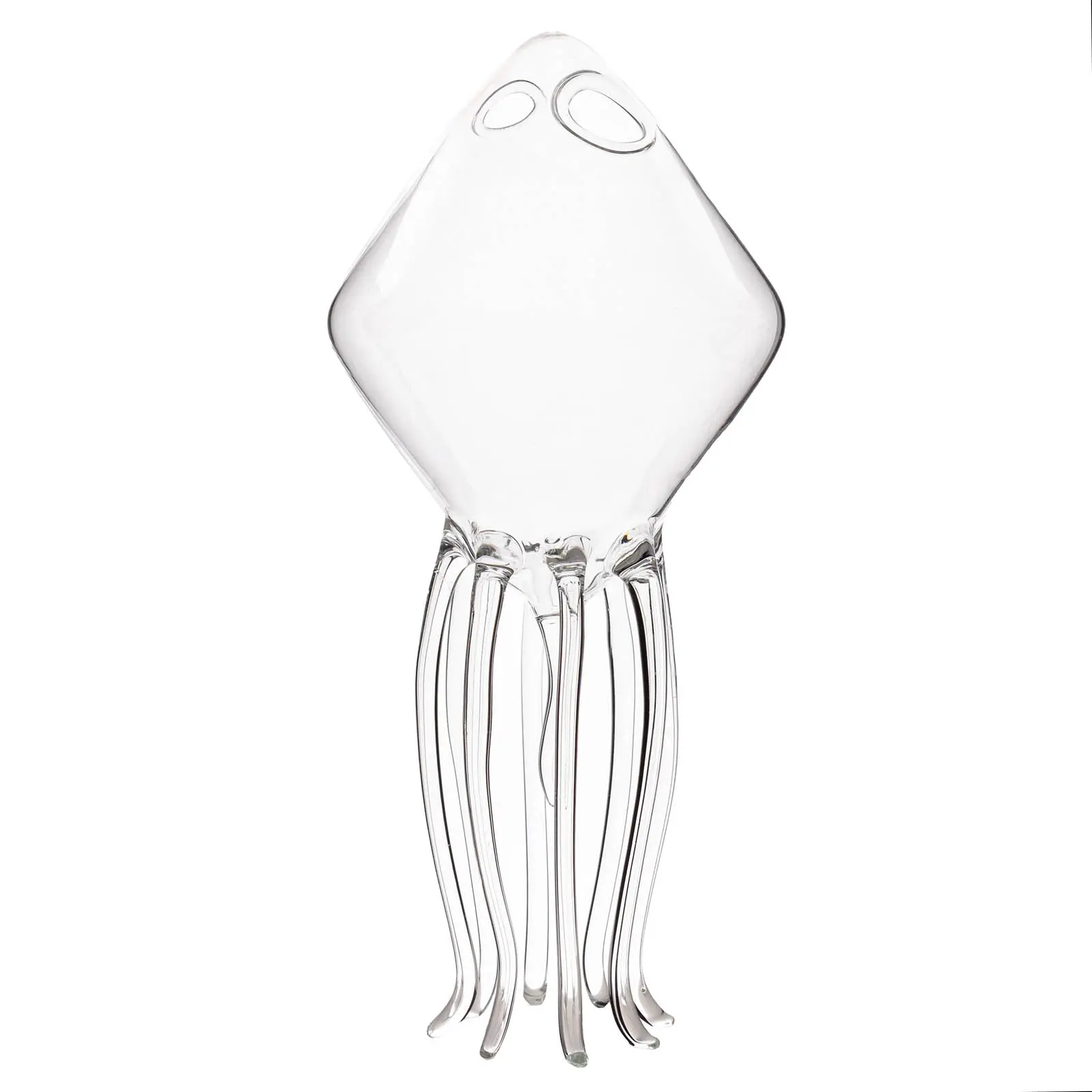 BarConic® Jelly Fish Cocktail Glass - 9oz, Tropical Drink Glass with Straw for Cocktail Servings