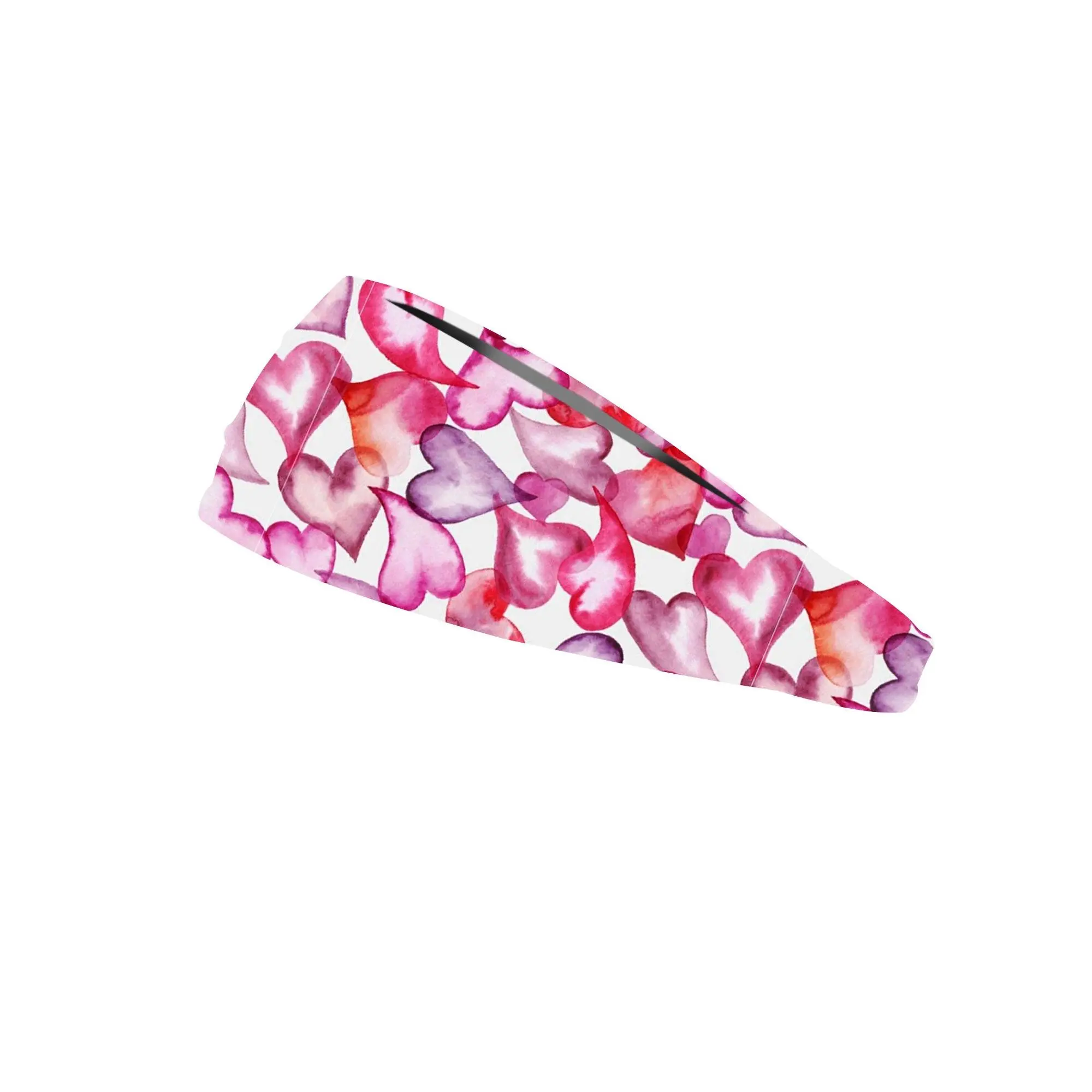 RAVEbandz The Pro - Wide Stretch Headband (Heart Throb)