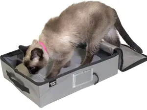 Large Pop Open Kennel, Portable Cat Cage Kennel, Waterproof Pet bed, Travel Litter Collection