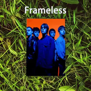 Band O-Oasis Poster Modern art 2D poster, suitable for bedroom living room decor. Vibrant colors, clear images ideal for home office decor Canvas Material