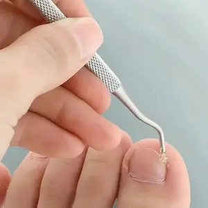 Stainless Steel Ingrown Toenail Tool, 3 Counts Cutics Foot Care Toenail File Pusher Tool, Double Sided Nail File Lifter Spoon Nail Pusher, Multi-use Nail Care Tools, Skincare Product, Gift, Manicure Hygiene Products, Nail File Kit