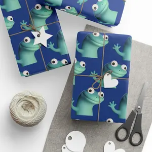 Wrapping Papers, Lizard Pressing Button Meme, Elio Meme Funny Gift Wrap, Gift Wrapping Sheets, Birthday Wrapping Paper, Holiday