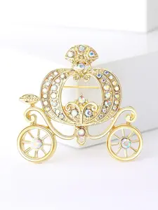Ladies' crown fashion brooch, jewelry, Fashion Accessory and clothing accessories, perfect gifts for daily wear and holiday gatherings, elegant clothing, hats, backpacks and decorations