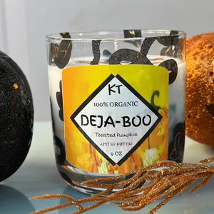 Limited edition gourmet soy candles - DEJA BOO Soy Candles