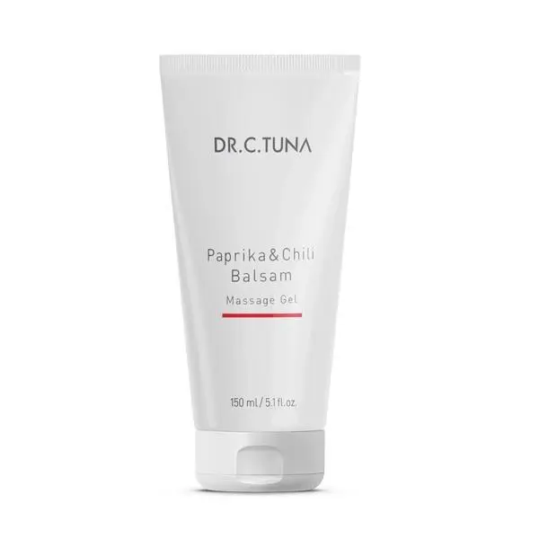 Dr. C. Tuna Paprika & Chili Balsam Massage Gel - 150ml Invigorating Blend for Stress Relief and Relaxation