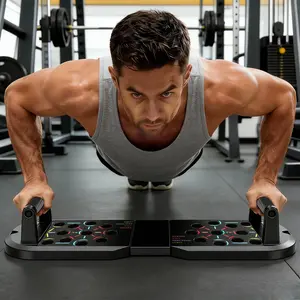 Lavidaei Push-Up Board - Portable Workout Equipment with Colorful Resistance Pads for Enhanced Fitness Training