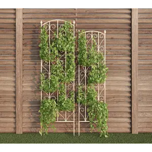 Pure Garden 2 Garden Trellises For Climbing andPotted Plants
