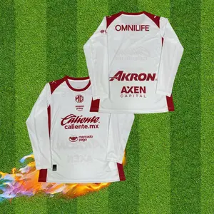 25 26 LIGA MX Chivas de Guadalajara Away Soccer Jerseys Mexico League Fans Version Long Sleeve Jersey Quick Dry Football Jersey