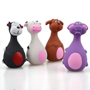 Direct sales from the manufacturer: latex toys, latex sound-making toy for dogs, big-bellied elephant, cartoon pet toy
