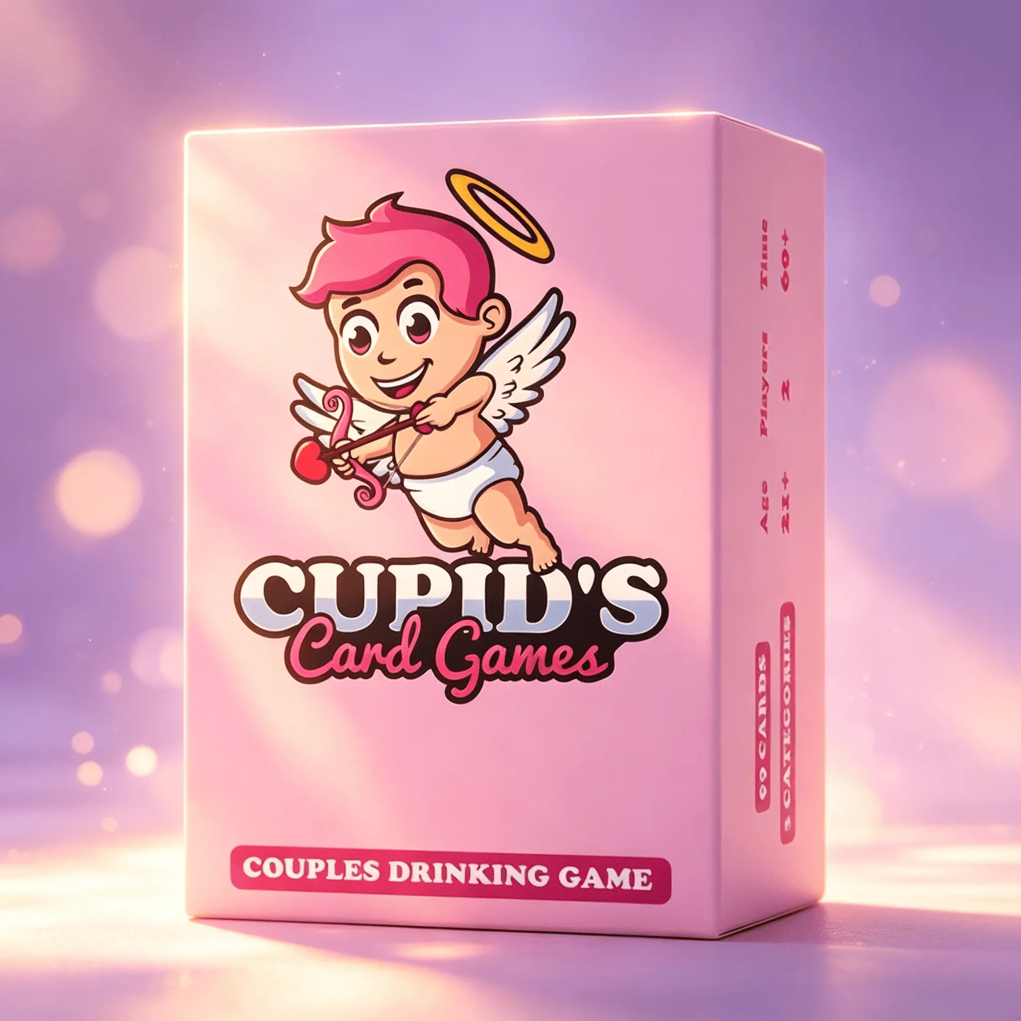 Cupid Card Game – Adult Date Night Drinking Game – Couples Bedroom Game – Two-Player Game – Family Gathering Game, Halloween And Christmas Eve Game, Couple's Game,Boyfriend Gift, Intimate, Valentine's Party