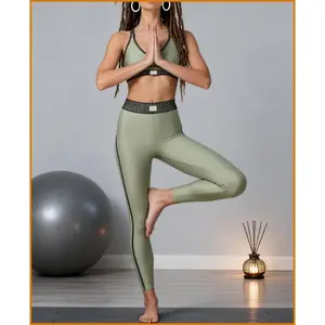 H Solara Outdoors Pilates Yoga 2-Piece Set: Sports Bra & Peach Butt Leggings - High-Waisted, Butt-Lifting & Tummy-Control