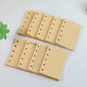 6-Hole 40-Page M5 Notebook Paper Refill, Planner/monthly/weekly Schedule/daily Log/checklist, Grid, Hole-Punched Easy Tear-Out, Office Use