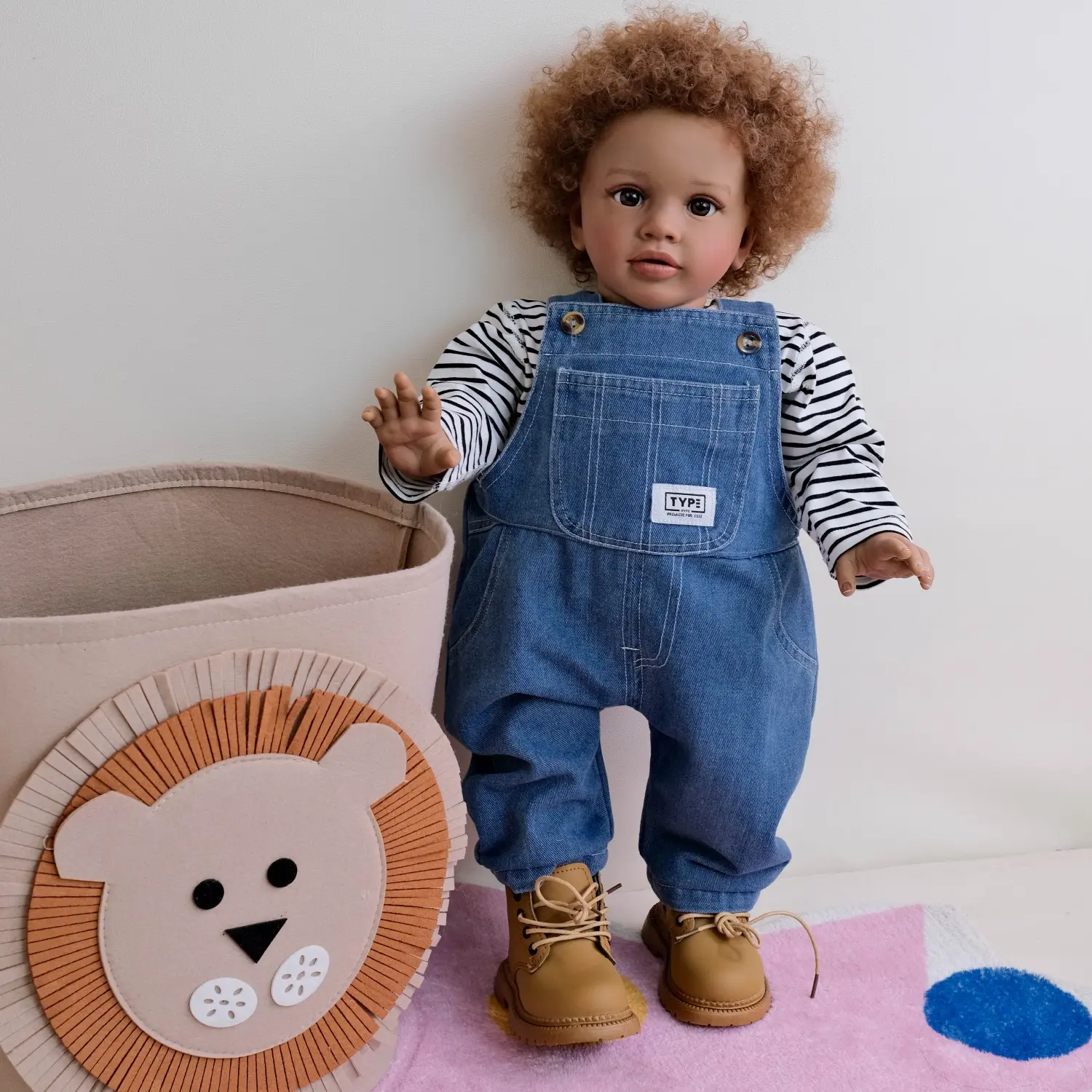 Black Reborn Baby Dolls 26 Inch Large Size Reborns Toddler Black African American Pippa Reborn Doll Real Life Baby Doll Toddler Babies Dolls