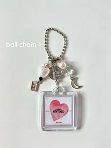 K-Pop Album Keychain, Perfect Gift for K-Pop Fans, Durable Design, Ideal for Lanyards & Bags, Unique Accessory for Music Enthusiasts