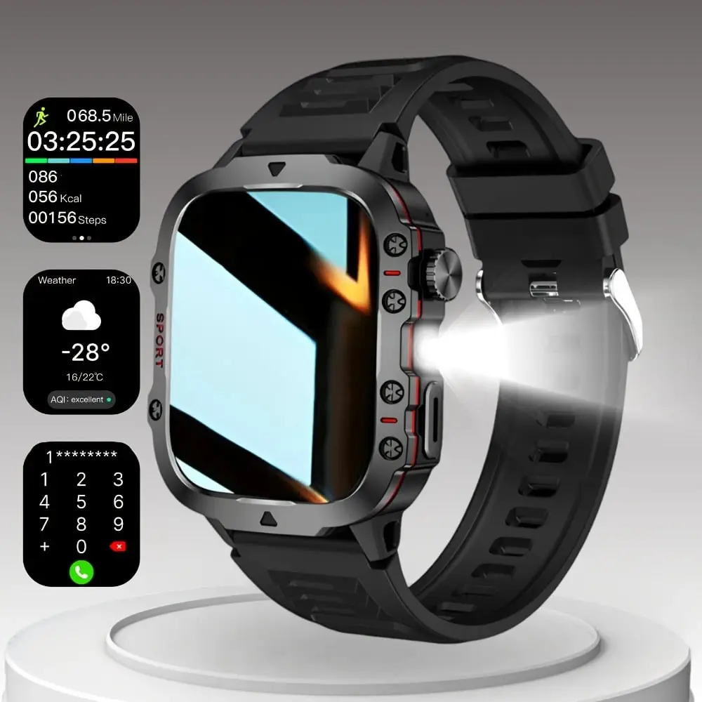 Smartwatch, Wireless Calling/Dialing, Multi-Sport Modes, Unisex, Notifications/Alerts, Sports Watch, Wireless Music, Weather Forecast, For iOS/Android