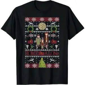 Home Alone Christmas The Wet Bandits Ugly Sweater T-Shirt