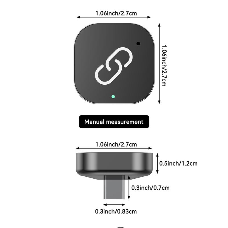 Spedal Newest Wireless Carplay Adapter, USB-C/android Auto Interface, Supports Carplay & Android Auto, Plug-And-Play, Stable Connection, Wireless Carplay Dongle