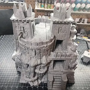 GameScape3d Underdark Barracks 28mm Terrain for Dungeons and Dragons TTRPGs or Wargaming