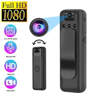 HD 1080P Mini Video Recording Camera with WiFi, Compact Wearable Body Camera, Night Vision & Audio, Rechargeable Battery, SD Memory Card Supported