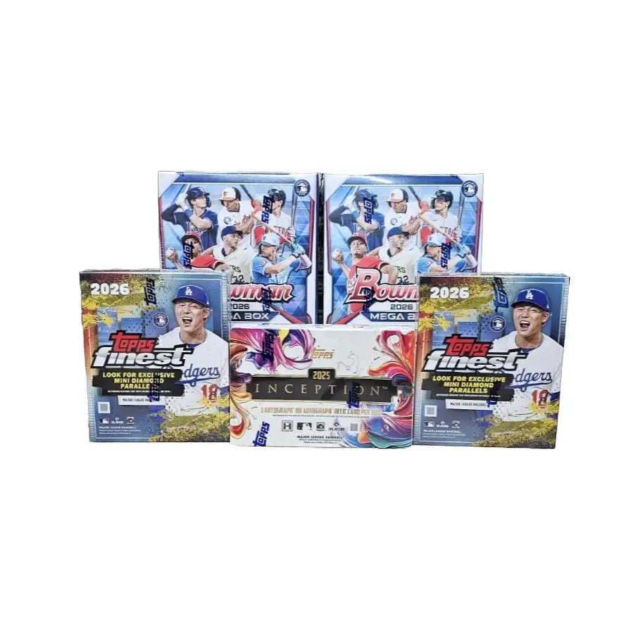 Break #192 - 5 Box PYT - 1 2025 Incepction, 2 Topps Finest Megas & 2 Bowman Megas