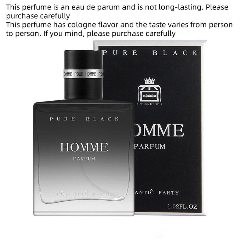 Men's Fashion Eau de Cologne,1 Count Long-Lasting High-Quality Floral Fruity Scented Perfume, Ideal for Holidays, Dates and Everyday Wear