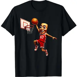 Unisex 67 Jersey Tung Sahur Basketball Boys Dunk Internet Meme T-Shirt For Men & Women funny graphic tee
