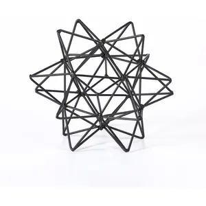Metal Table Top Decor,  Metal Geometric Sculpture, Abstract Sculpture for  Decor, Table Decorations for , Decorative Sphere Art Decor for Living Room, Office, Bedroom