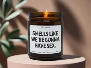 Smells Like We're Gonna Have Sex Candle Gift for Her Gift for Him Girlfriend Gift Boyfriend Gift Relationship Gifts Valentine's Day Gift