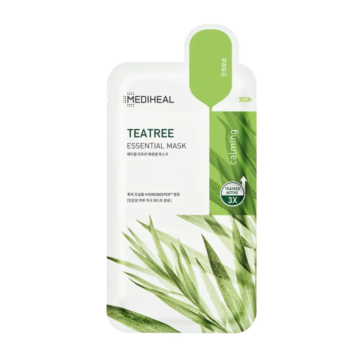 Mediheal Official [Korea's No 1 Sheet Mask] - Tea Tree Essential Blemish Control Mask (10EA (Renewal))
