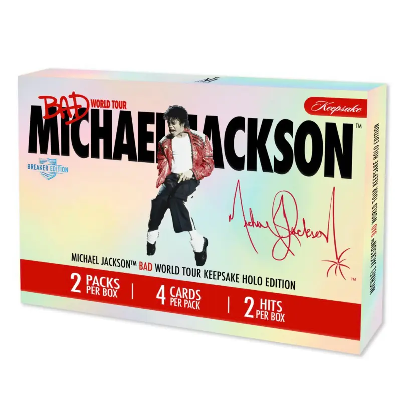 Michael Jackson BAD World Tour Keepsake Holo - Breaker Box