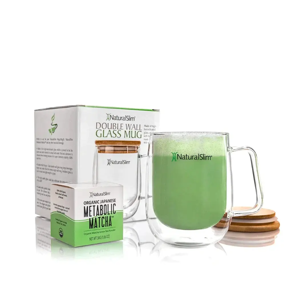 Metabolic Matcha Green Tea & Ultimate Wellness Mug Set Beverage Organic