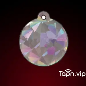 Tapn.vip NFC Keychain Gem - Business Card