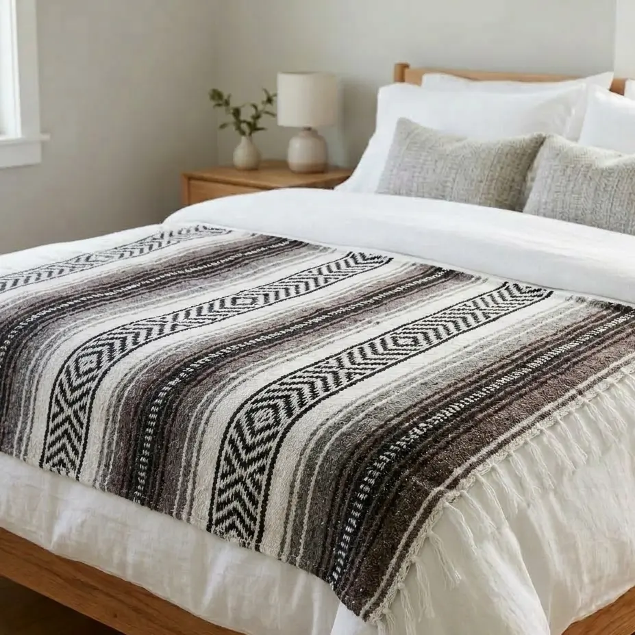 Obsidian Mexican Falsa Blanket