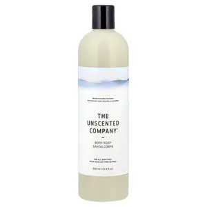The Unscented Company Body Soap, For All Skin Types, Fragrance Free, 16.9 fl oz (500 ml)